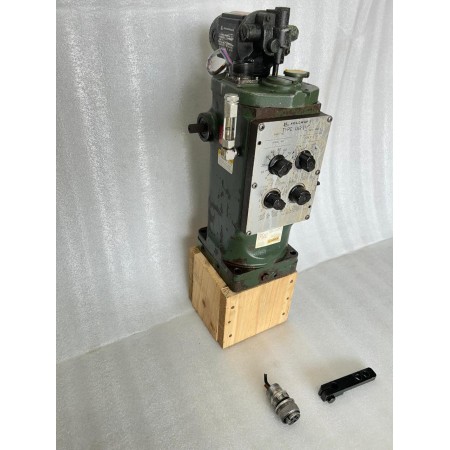 MARINE MECHANICAL WOODWARD GOVERNOR UG10D P/N. 8525-784, SAWAMURA SMM40, 24V DC, SPD 2 RPM SPEED ADJUSTING MOTOR